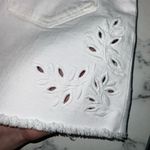 frame denim NEW Frame Embroidered White Denim Mini Skirt Photo 2