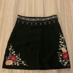 THML  Black Embroidered Mini Skirt! Photo 0