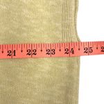 Eileen Fisher Organic Linen Cotton Knit Slub Square Top L Yellow Classic Resort Photo 9