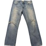 Acne Studios Pop Trash Crop Distressed Jeans Light Wash Size 34 Photo 8