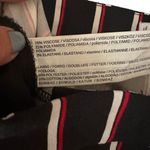 Mango Black, Red & White Striped Viscose Blend Career Fitted Pants Women Sz 6 Photo 9