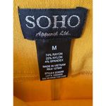Soho NWT  APPAREL LTD Pencil Skirt Mustard Yellow Button Accent Photo 6