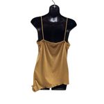 Studio 1940 Vintage Y2K Gold Glitter V-Neck asymmetrical tank top Photo 4