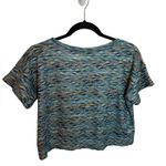 Free People  Rainbow Weave Cropped Tee Photo 1