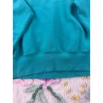 Pacific & Co Pensacola Beach Florida Compass Sweatshirt Teal Small Blue Photo 2