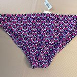 Old Navy  NWT purple/blue/black abstract pattern bikini bottoms. Size XL. Photo 2
