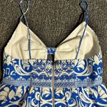 Alice + Olivia  Melvina Tie-Front Gathered Babydoll Dress Photo 8