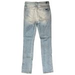 7 For All Mankind  Denim 27 Light Blue Wash High Waisted Vintage Straight Jeans Photo 2