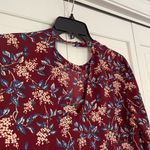 Madewell  floral tie front top Photo 6