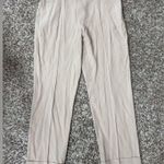 Akris Tapered Crêpe Pants with Elastic Back CHRIS Nude Sz 12 Photo 2