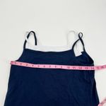 Yale Univerity blue & white game day spell out cropped tank top size medium Photo 2