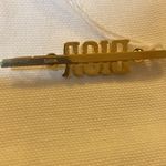 Christian Dior DIO(R)EVOLUTION BARRETTE Gold-Finish Metal and White Resin Pearls Photo 4