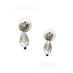 Swavorski Swarovski Crystal Teardrop Pendant Necklace Earrings Set Photo 3