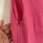 ZARA Basic Pink Sleeveless Ruched V-NeckMini Dress Pink size Small Photo 5