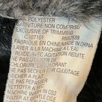 Utex Women’s Winter Coat Suede Faux Fur Trim Lined Heavy Black Gray Size Large Photo 12