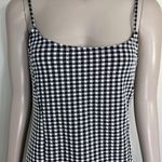 Topshop Black & White Gingham Mini Dress Photo 3