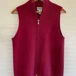 Pendleton Lambs Wool Red Vest Photo 0