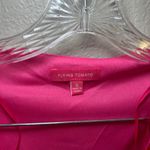 Flying Tomato  Floral Bodysuit Pink Orange Long Sleeve coquette boho Sheer Size S Photo 4