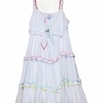 Storia NWT Tahiti Twist Rainbow trim Babydoll Dress Photo 3