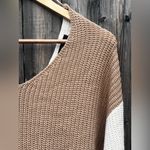 Love Tree  Color Block Cozy V-Neck Criss Cross Sweater Photo 4