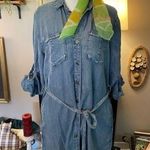 Velvet Heart  soft, lightweight denim, belted shirt dress 3/4 or long sleeve. Y2K Photo 0