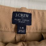 J.Crew  Slim Cropped Ruby Pant in Stretch Twill Size 14 Photo 5
