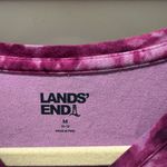 LANDS’ END Tie Dye Purple Long Sleeve Size M Tee, Festival Gorpcore Comfy Staple Pink Size M Photo 5