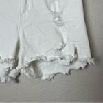 Joyfolie Women's White Distressed High Waisted Denim Shorts Size 30 Photo 4