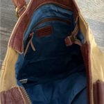 Lucky Brand Leather and Canvas  Large Tote Photo 8