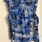 Adrienne Vittadini Blue Sleeveless Tank Top XL Photo 0