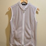 Susan Graver  Size XS Beige Sleeveless Fleece Vest Photo 0