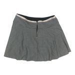 Alice + Olivia size 6 small houndstooth Black White Classic Skirt flare mini sch Photo 2