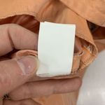 Moschino  Cheap & Chic Size 6 Dress Square Neck Ruched Sleeveless Orange Women’s Photo 10