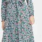 ON 34TH Floral Print Long Sleeve Midi‎ Dress Women's Plus Size 2XL XXL Black Photo 0