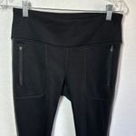 Athleta  Athletic Leggings Women's ST Small Tall Black Gym Workout Thick Ankle Photo 1