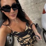 MON RENN viral bloggers favorite 100% cotton surreal midi dress NWT Black Size M Photo 2