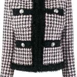 Balmain  Tweed Houndstooth Jacket size 48 Photo 0