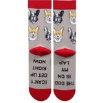 New Dog Socks “I Can’t Right Now The Dog is on My Lap” Photo 2