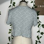 PacSun  L.A. Hearts Crop Tie Front Top Floral Photo 4