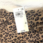Bar III 3X cheetah print v neck twist front knot cap sleeve top TB 3017 Photo 7