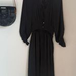 Pinch Black Empire Waist Maxi Dress, Pockets, Size Medium Size L Photo 0