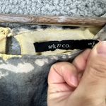 Ark & Co Tie Dye Balloon Sleeve Boho Tunic Dress Small Yellow Artsy Festival Photo 1