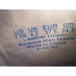 Franco Sarto  Women’s 7.5M Booties Tan Nemi Low Heel Zip-Up Leather Ankle Boots Photo 7