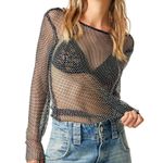 Free People Filter Finish Long Sleeve Navy/Marine Size L (OB1846473) New w/Tag Photo 15