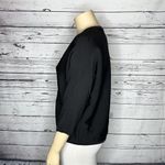 T Tahari NWT Size XL Black Ribbed Rayon/Nylon Knit Clasp Front Cardigan Jacket Photo 1