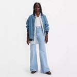 Levi's NWT Levi’s Ribcage Bell Jeans in Marine Babe Light Wash Blue Size 25 Photo 11