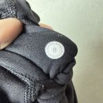 Lululemon Black Wunder Under Crop *Luon Cropped Yoga Leggings Size 8 Photo 5