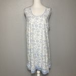 Liz Claiborne Vtg Nightgown Robe Sleep Shirt Pajama 2X/3X Blue Floral Cottage Photo 1