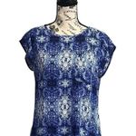 violet claire blouse Semi sheer Pullover Blouse S Modest Boho Mature Classic Photo 0