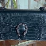 Gorgeous Vegan Crocodile Handbag Black Photo 0